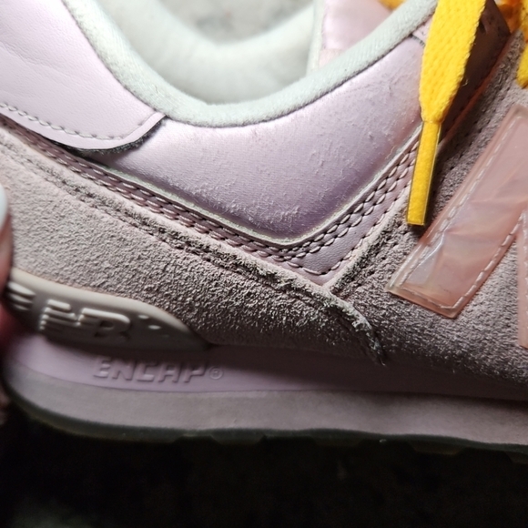 New Balance Womens 574 Rose Quartz Love Casual Fashion Running Walking Sneaker 8 - Picture 14 of 14